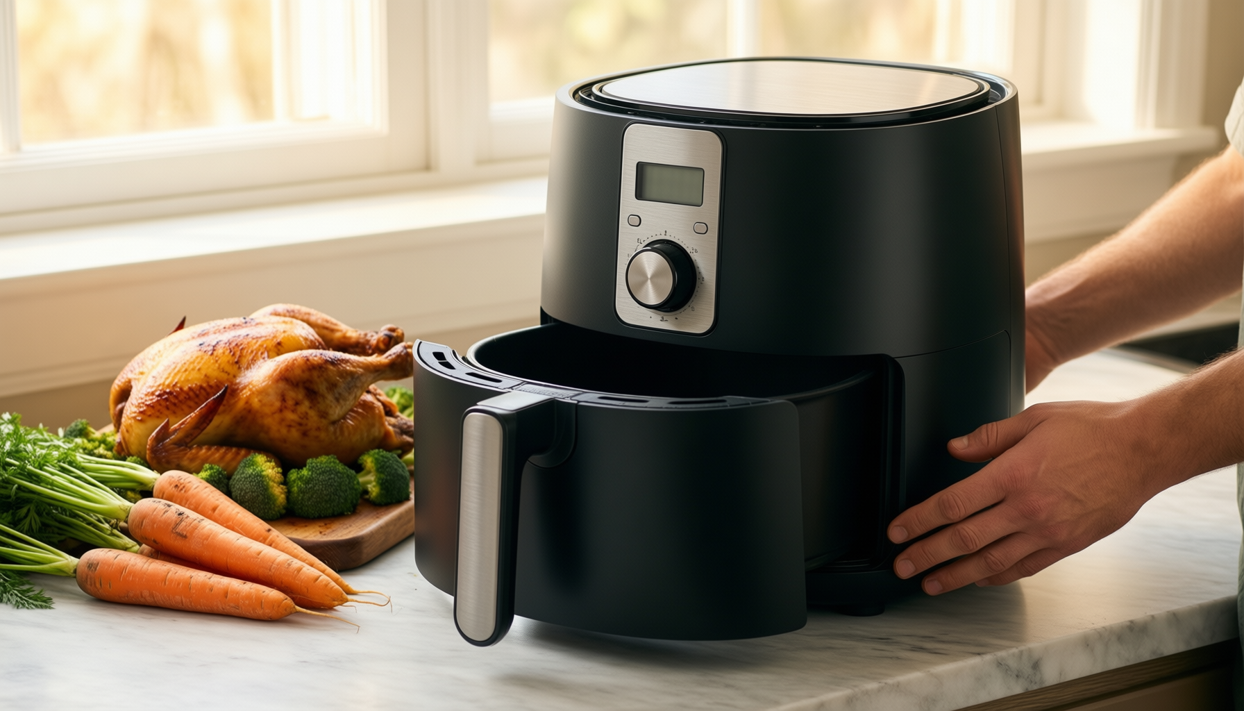 midea air fryer 4l review — illustrative AI-generated lifestyle image