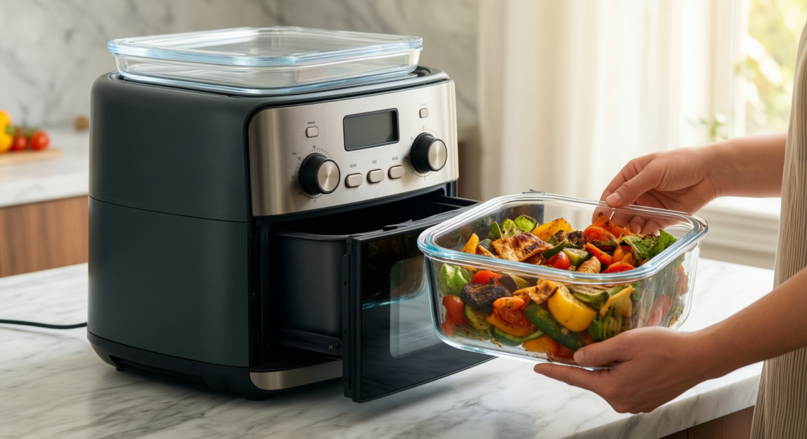 livwell air fryer 6l review — illustrative AI-generated lifestyle image