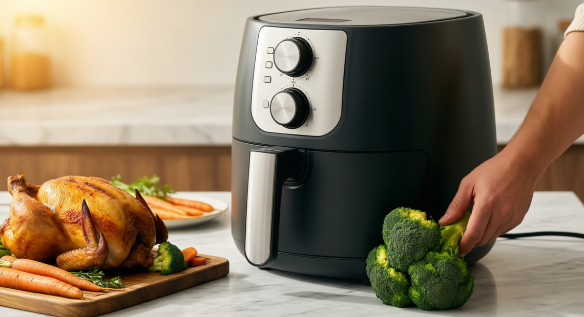 tower vortx 7-in-1 air fryer review — illustrative AI-generated lifestyle image