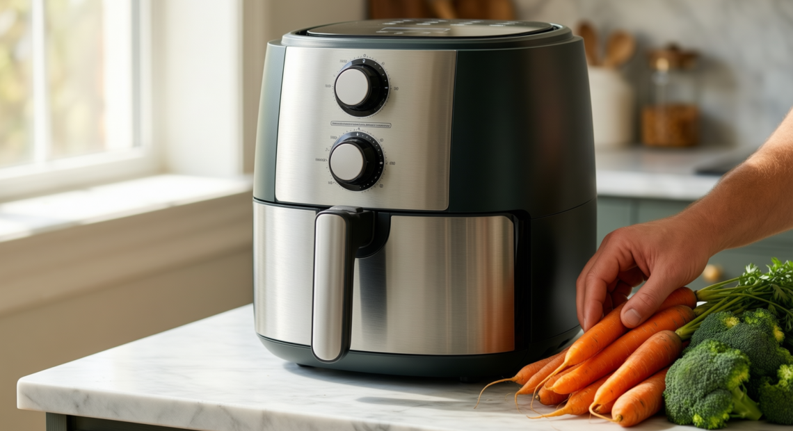 Tefal Easy Fry Air Fryer Oven — illustrative AI-generated lifestyle image