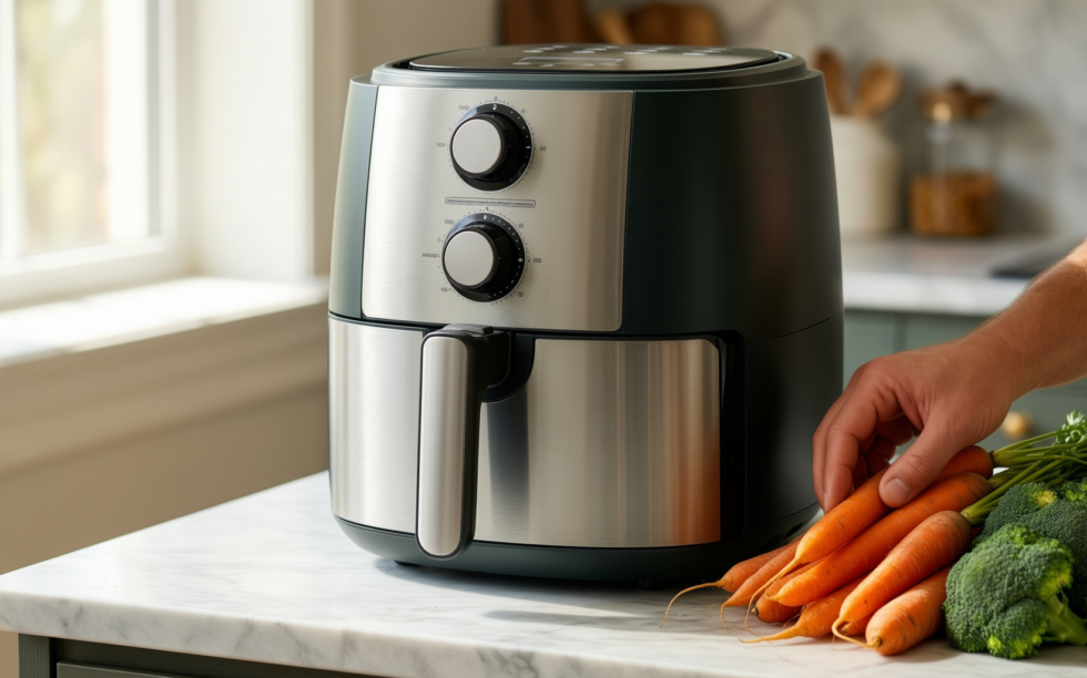 Tefal Easy Fry Air Fryer Oven — illustrative AI-generated lifestyle image
