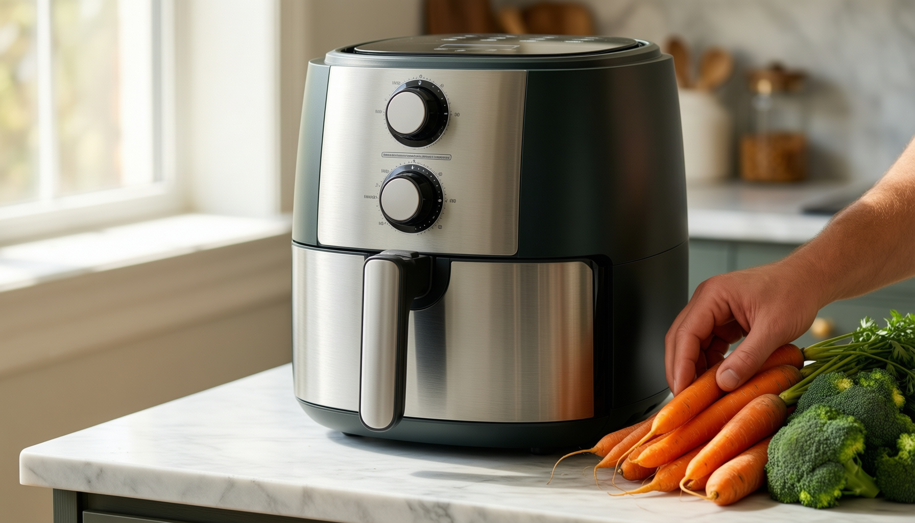 Tefal Easy Fry Air Fryer Oven — illustrative AI-generated lifestyle image