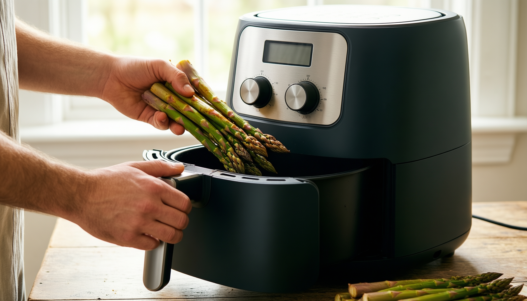 13 2l tri zone air fryer — illustrative AI-generated lifestyle image