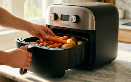 15l air fryer oven uk — illustrative AI-generated lifestyle image