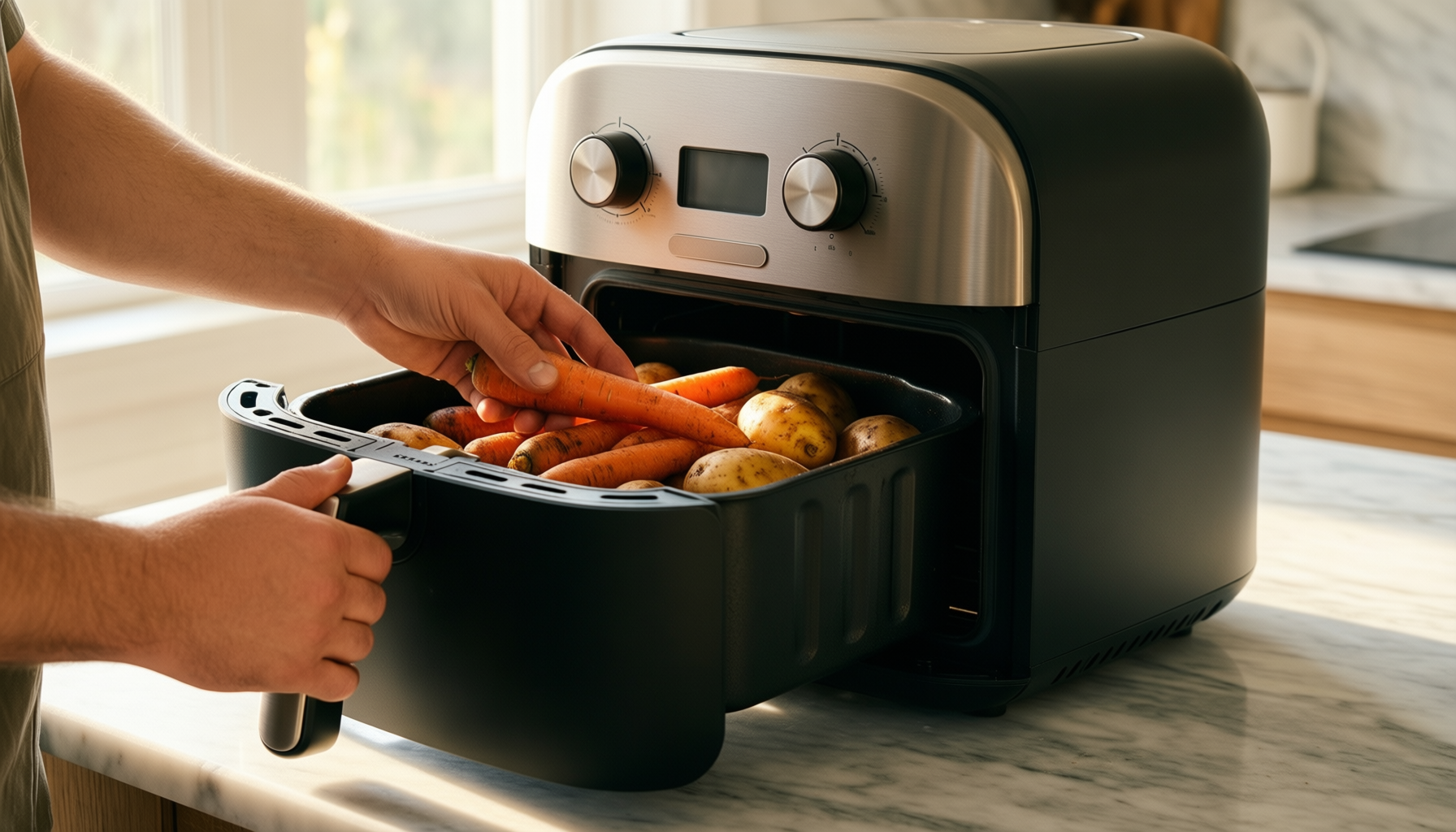 15l air fryer oven uk — illustrative AI-generated lifestyle image