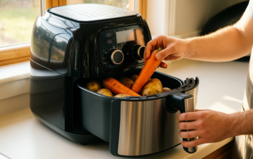 30l air fryer oven with rotisserie — illustrative AI-generated lifestyle image