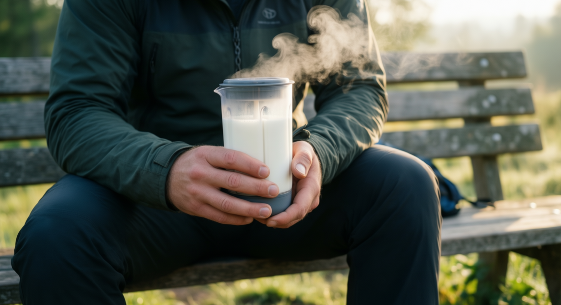 aerolatte milk frother review — illustrative AI-generated lifestyle image
