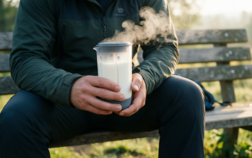 aerolatte milk frother review — illustrative AI-generated lifestyle image