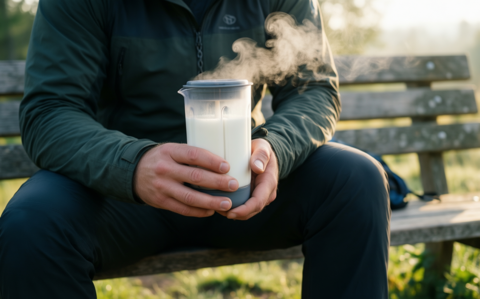 aerolatte milk frother review — illustrative AI-generated lifestyle image