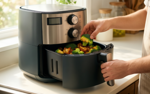 aigostar air fryer review — illustrative AI-generated lifestyle image