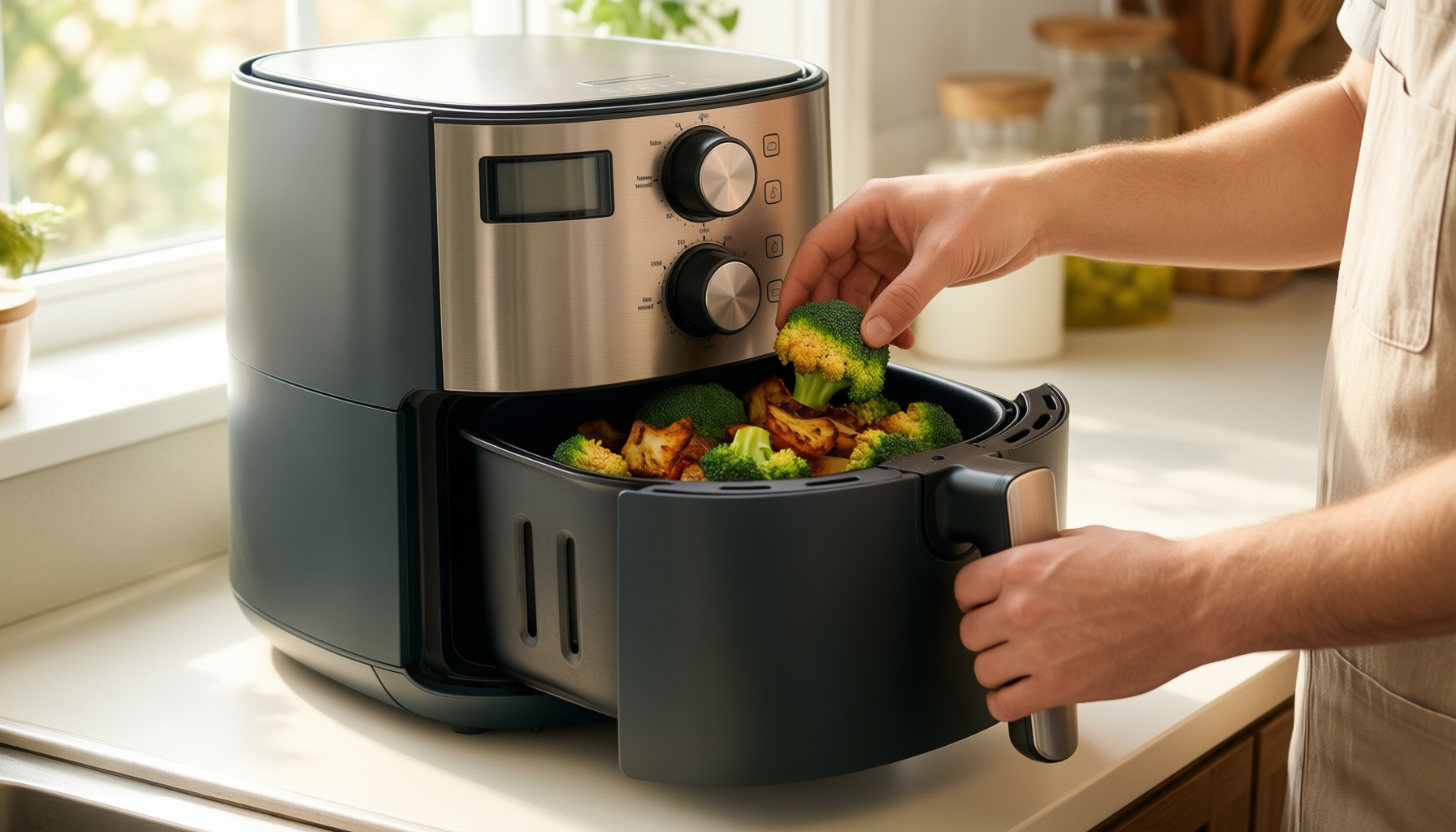 aigostar air fryer review — illustrative AI-generated lifestyle image