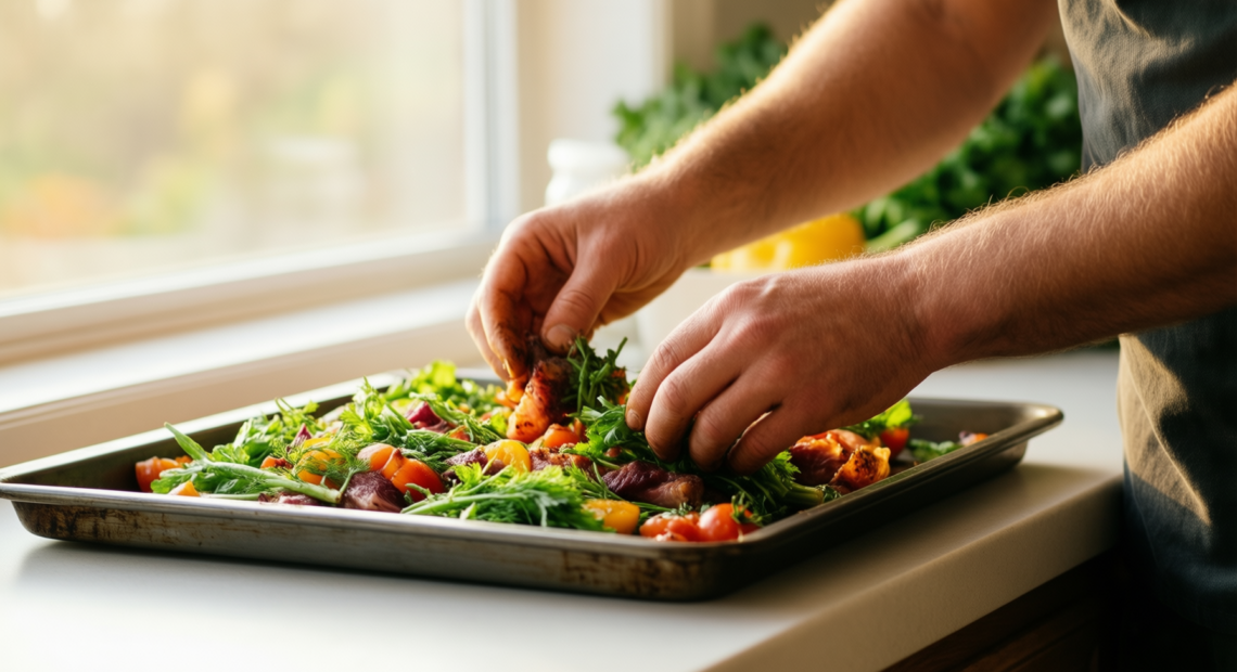 baking tray set review — illustrative AI-generated lifestyle image