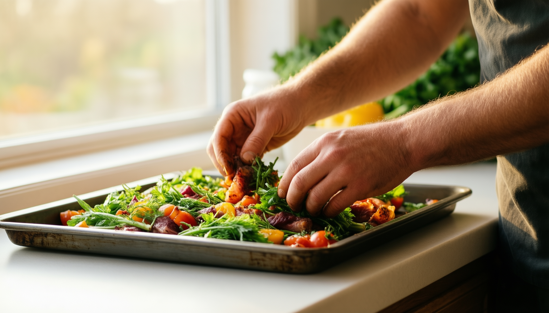 baking tray set review — illustrative AI-generated lifestyle image