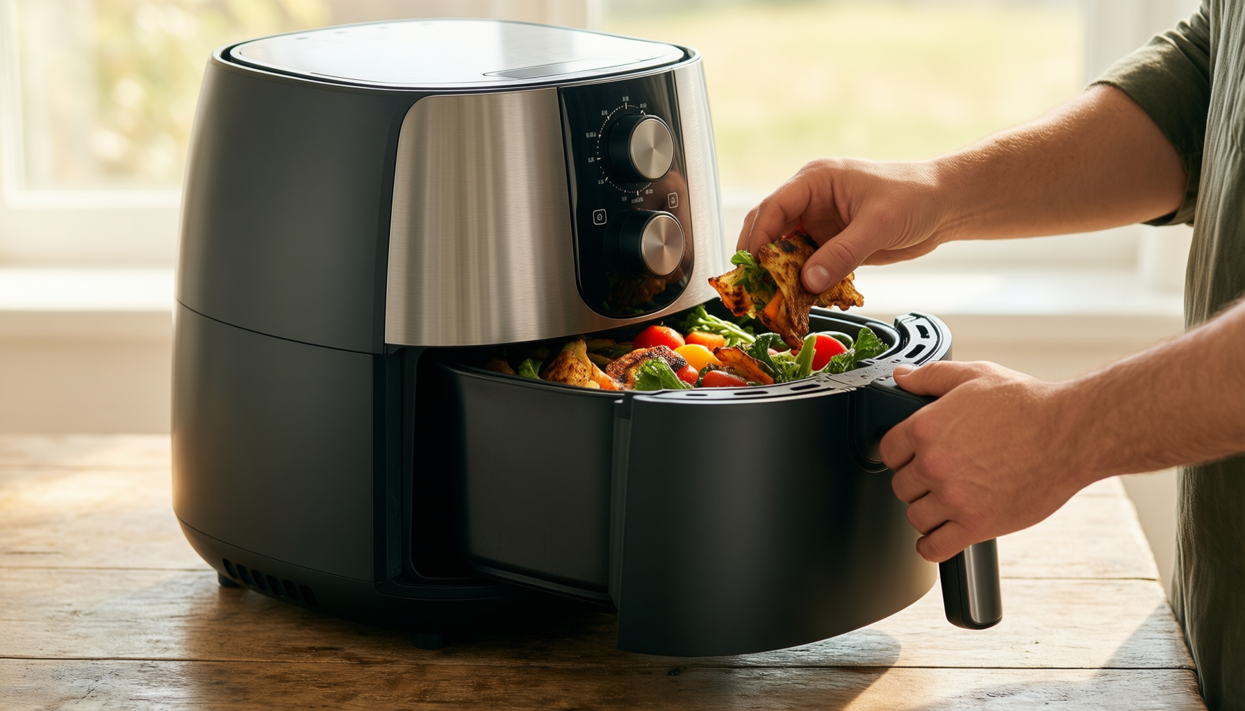 best air fryer 6 liter — illustrative AI-generated lifestyle image