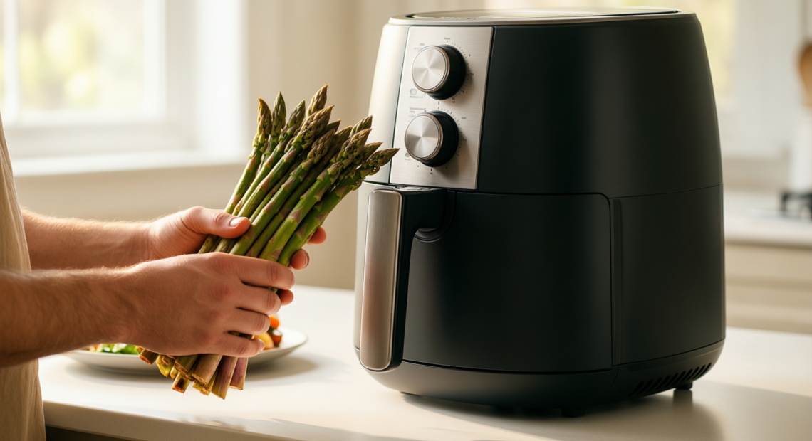 best air fryer with window — illustrative AI-generated lifestyle image