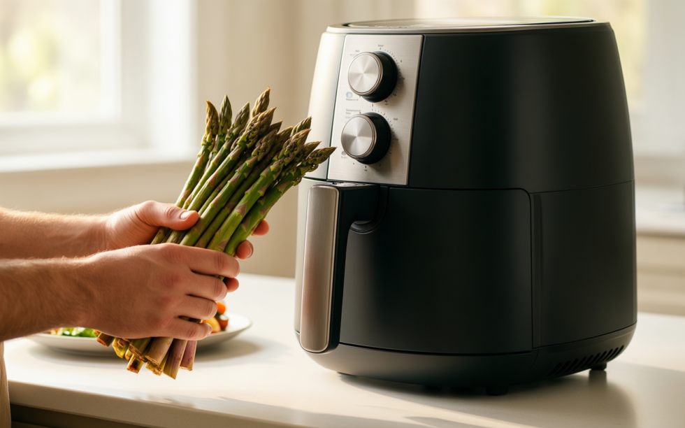 best air fryer with window — illustrative AI-generated lifestyle image