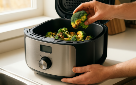 best large air fryer for family — illustrative AI-generated lifestyle image
