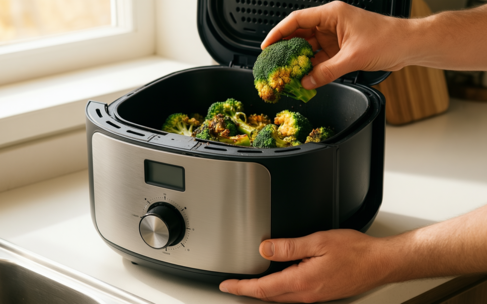best large air fryer for family — illustrative AI-generated lifestyle image