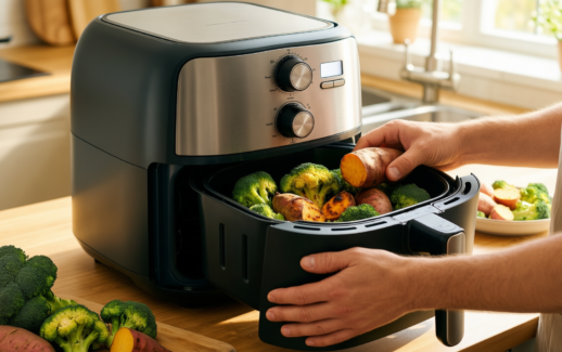 best large air fryer oven — illustrative AI-generated lifestyle image