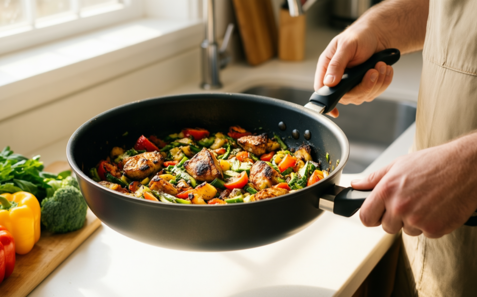 best nonstick cookware set 2 — illustrative AI-generated lifestyle image