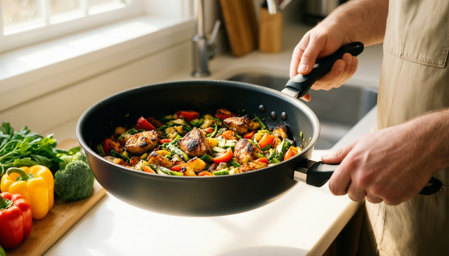 best nonstick cookware set 2 — illustrative AI-generated lifestyle image