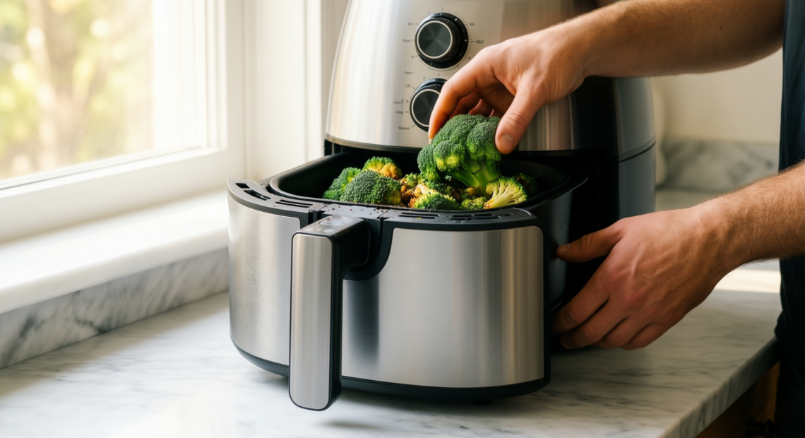 bosch air fryer xxl double stack — illustrative AI-generated lifestyle image
