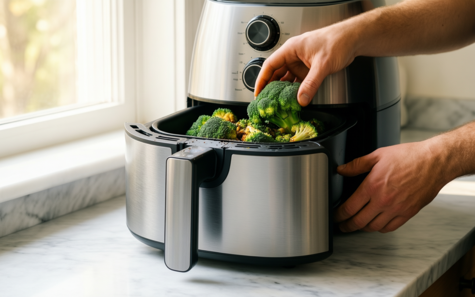 bosch air fryer xxl double stack — illustrative AI-generated lifestyle image