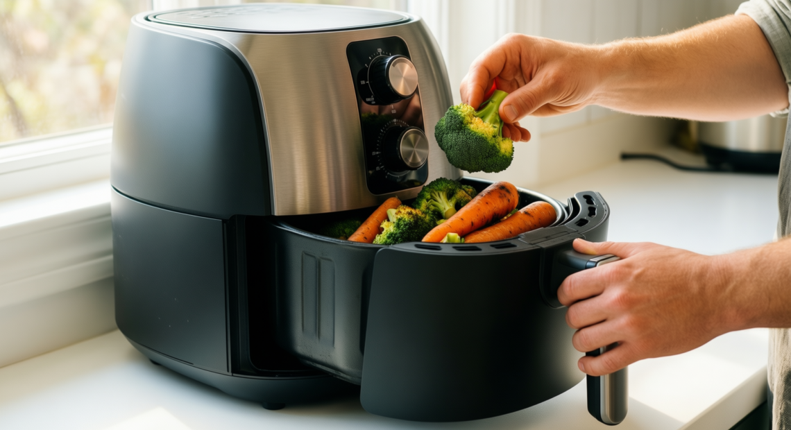bosch series 6 air fryer xxl review — illustrative AI-generated lifestyle image