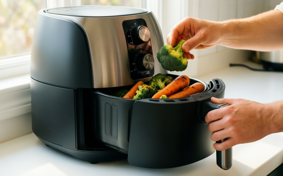bosch series 6 air fryer xxl review — illustrative AI-generated lifestyle image