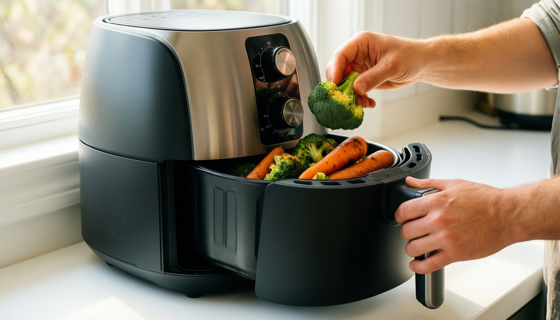 bosch series 6 air fryer xxl review — illustrative AI-generated lifestyle image