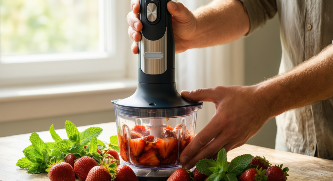 braun multiquick 5 hand blender review — illustrative AI-generated lifestyle image