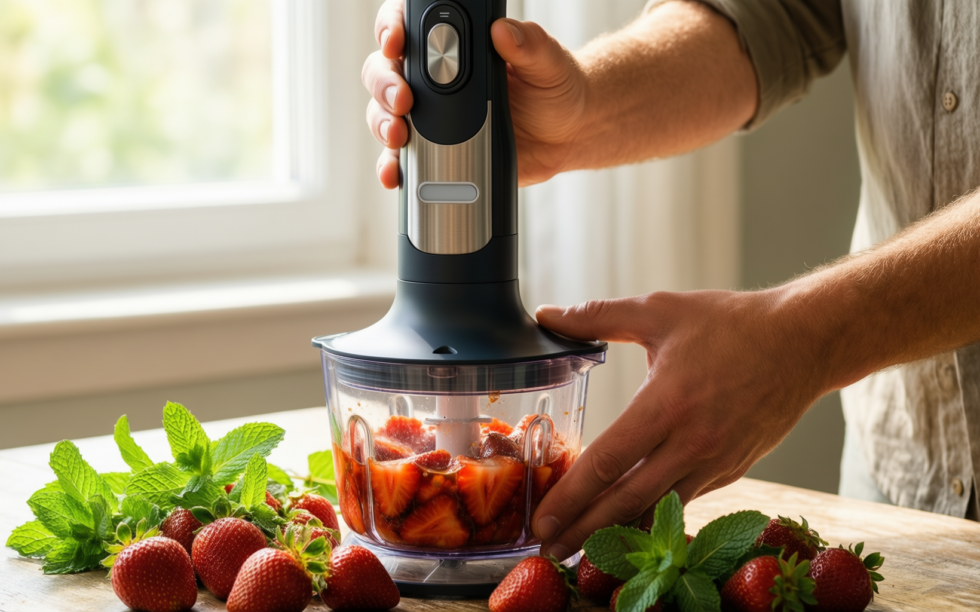 braun multiquick 5 hand blender review — illustrative AI-generated lifestyle image