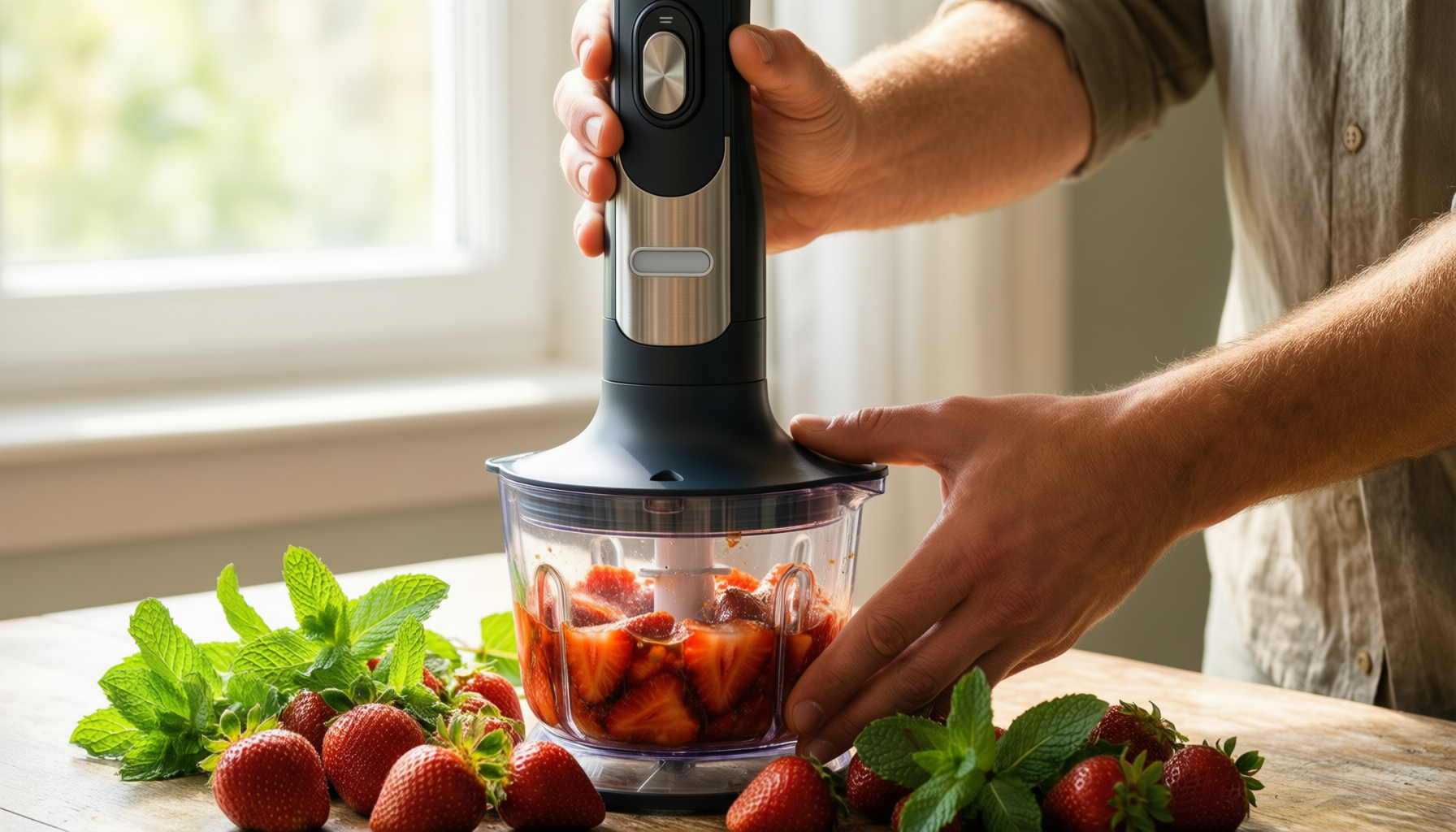 braun multiquick 5 hand blender review — illustrative AI-generated lifestyle image