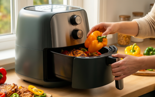 bridge pro wifi air fryer oven 30l — illustrative AI-generated lifestyle image