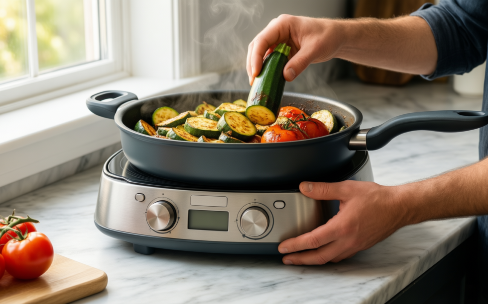 circulon saucepan set review — illustrative AI-generated lifestyle image