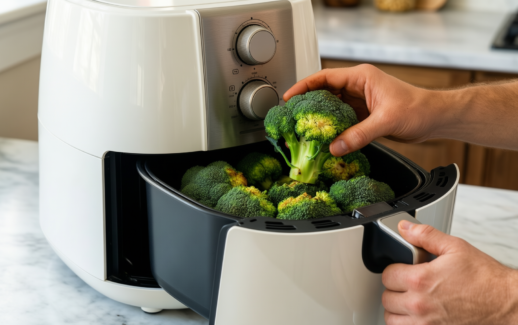 cosori 10l air fryer uk — illustrative AI-generated lifestyle image