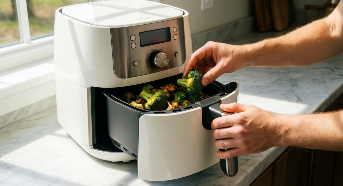 cosori turboblaze air fryer 6l review — illustrative AI-generated lifestyle image
