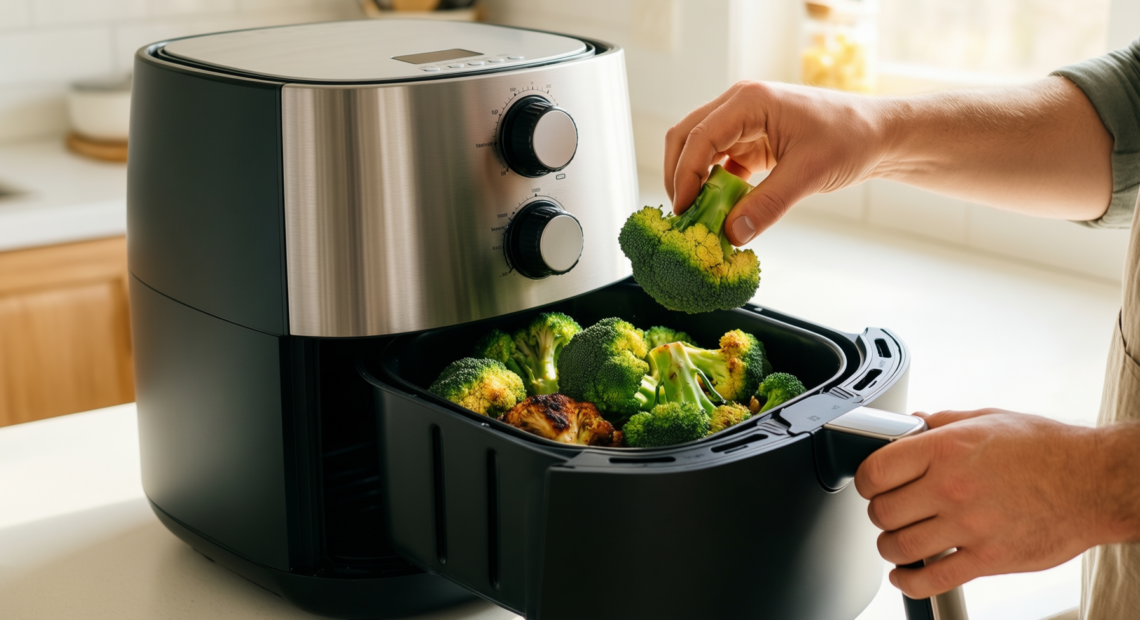 dreo air fryer review — illustrative AI-generated lifestyle image