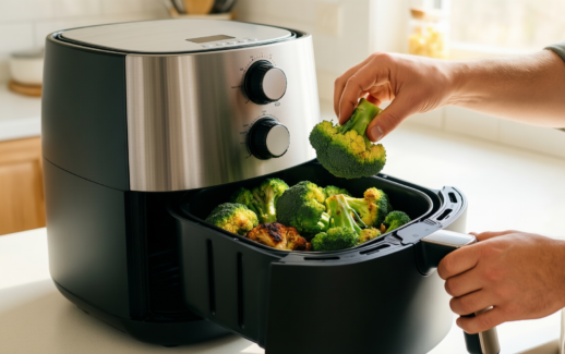 dreo air fryer review — illustrative AI-generated lifestyle image