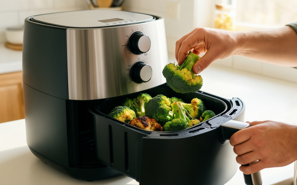 dreo air fryer review — illustrative AI-generated lifestyle image