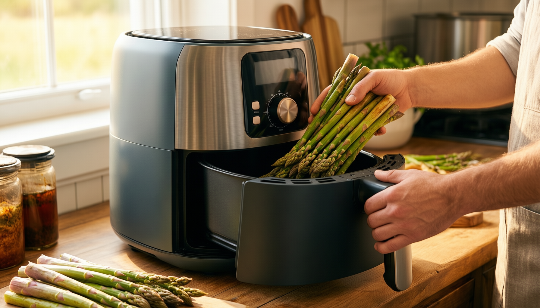 fridja super oven compact digital air fryer — illustrative AI-generated lifestyle image