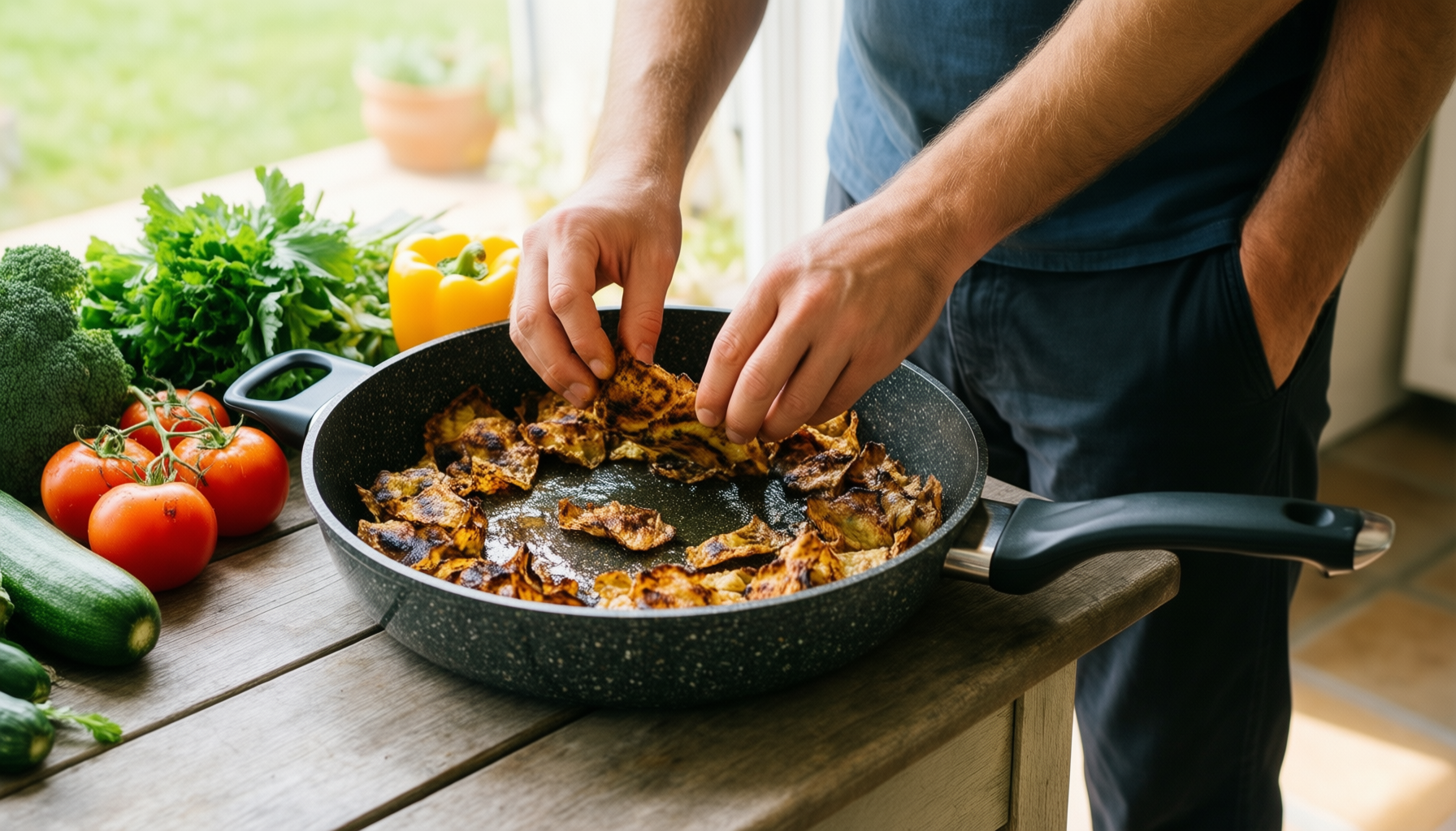granite non stick cookware set — illustrative AI-generated lifestyle image