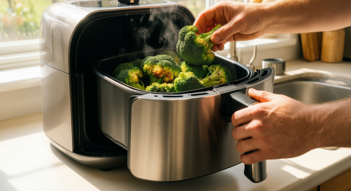 instant vortex digital air fryer 5 7l — illustrative AI-generated lifestyle image