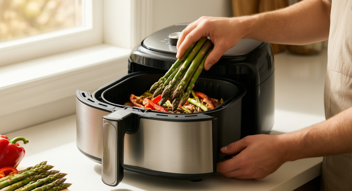 instant vortex odourerase air fryer — illustrative AI-generated lifestyle image