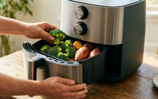 instant vortex plus dual air fryer uk — illustrative AI-generated lifestyle image