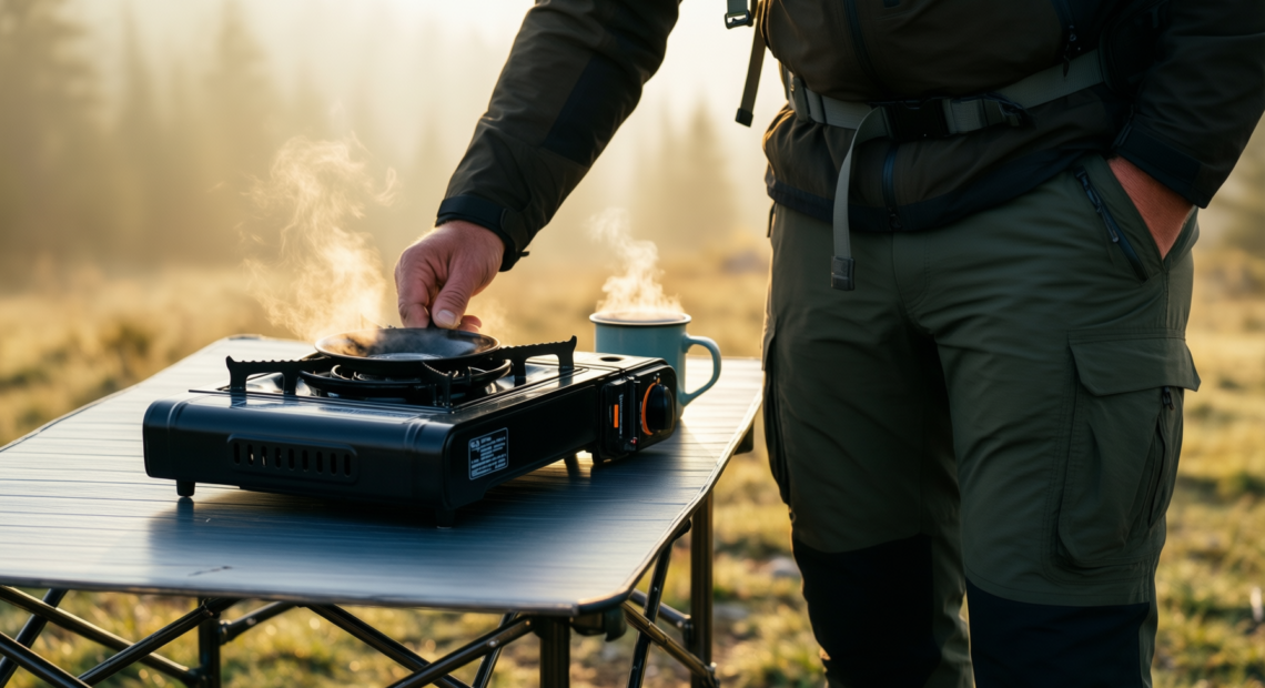 judge portable induction hob review 2 — illustrative AI-generated lifestyle image