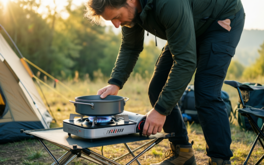 judge portable induction hob review — illustrative AI-generated lifestyle image