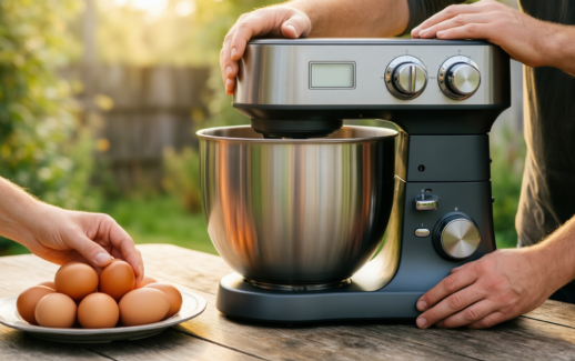 kenwood kmix stand mixer review — illustrative AI-generated lifestyle image
