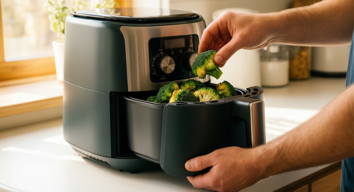 mini air fryer 2l — illustrative AI-generated lifestyle image
