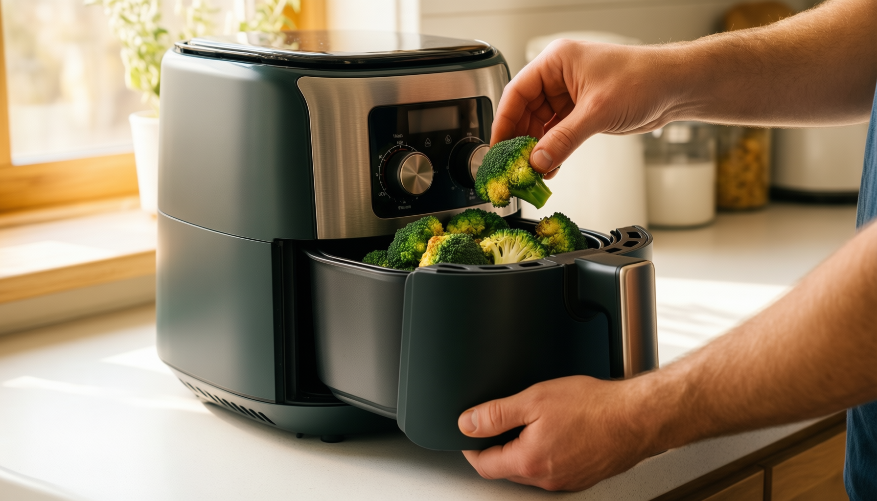 mini air fryer 2l — illustrative AI-generated lifestyle image
